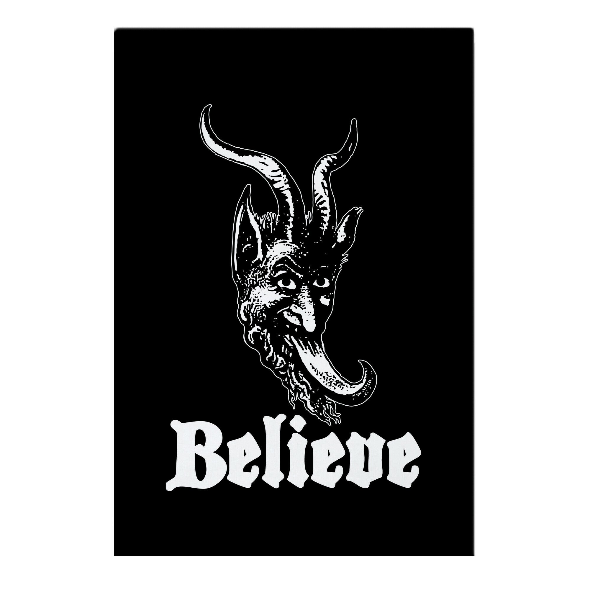Believe In Krampus Garden Flag